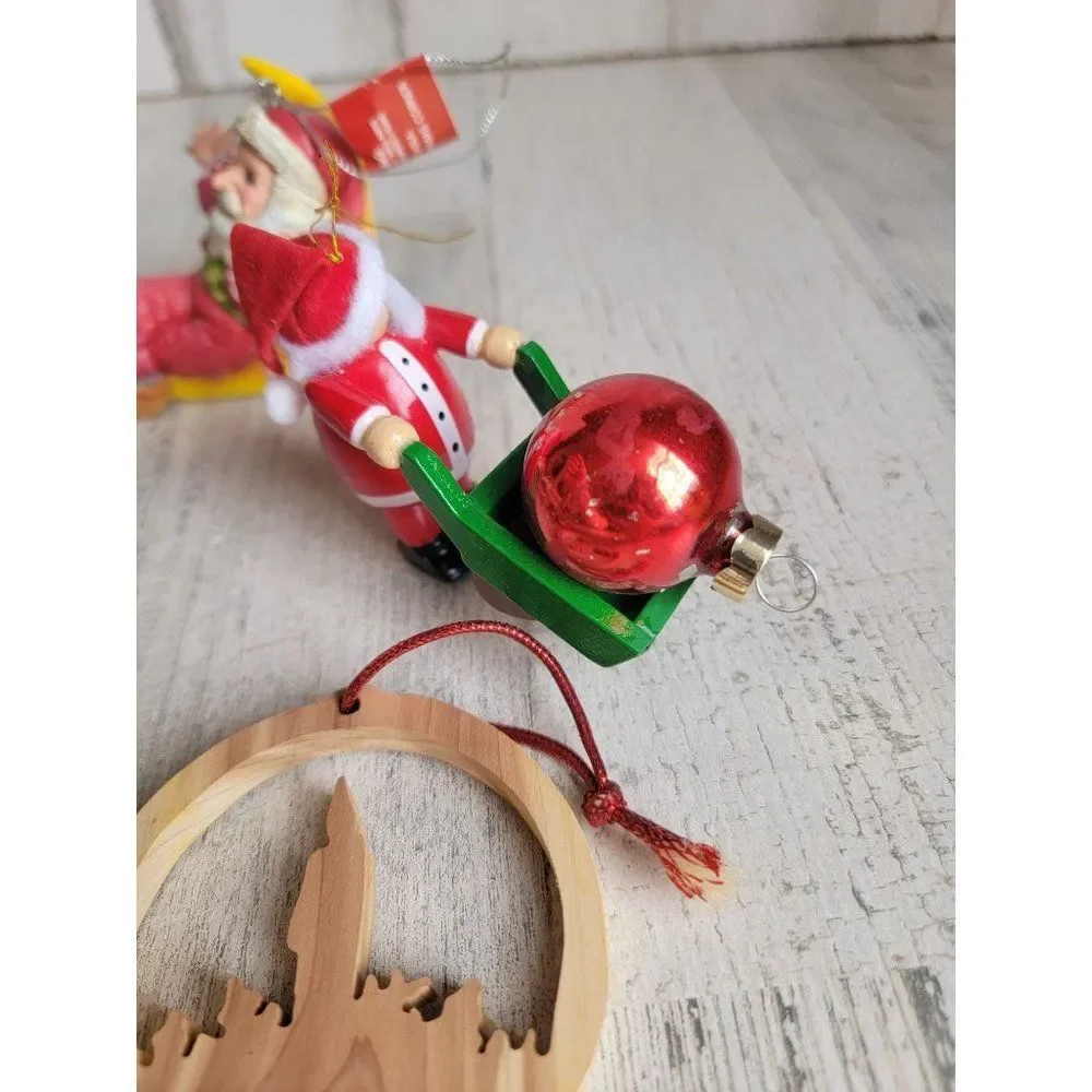 Rustic Santa Claus Moon Taxi variety mailman ornament Xmas‎